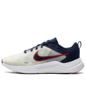 Nike Downshifter 12 Road Running Shoes 'White Red Midnight Navy' DD9293-012 sold by KicksCrew