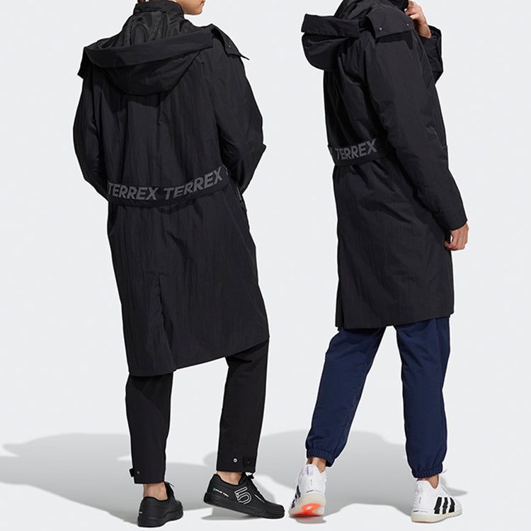 adidas Casual 3-In-1 Long Down Jacket 'Black' H13847 sold by KicksCrew product image thumbnail 4