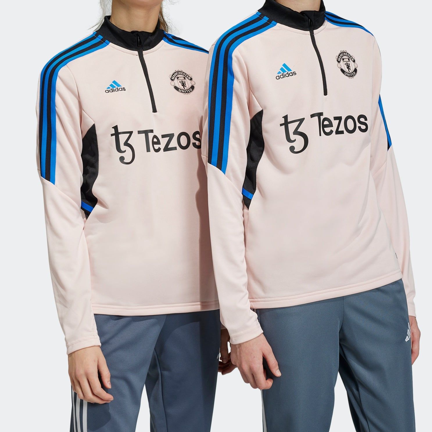 (GS) adidas Manchester United Condivo 22 Training Top 'Pink' IJ4849 sold by KicksCrew product image thumbnail 3
