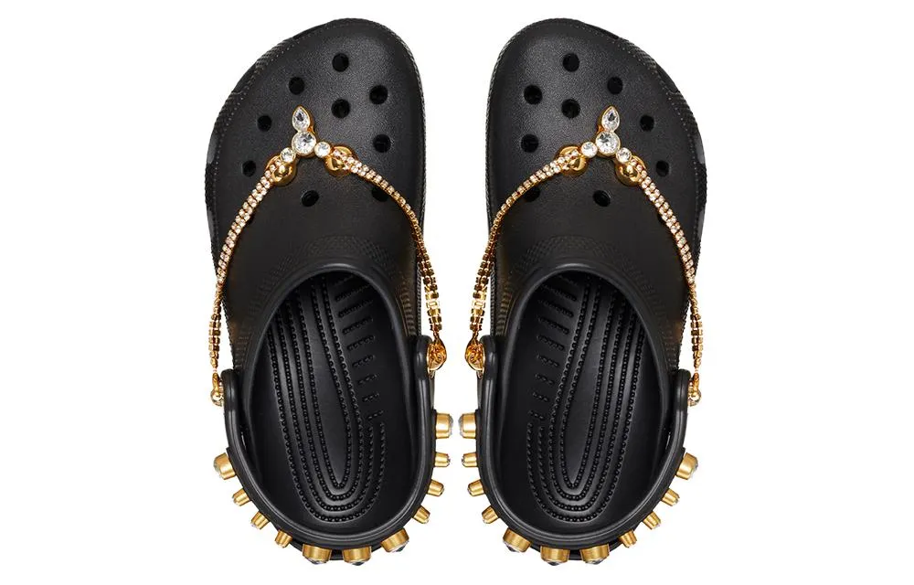 (WMNS) Crocs Classic Tiara Clogs 'Black Gold' 209684-001 sold by KicksCrew product image thumbnail 3