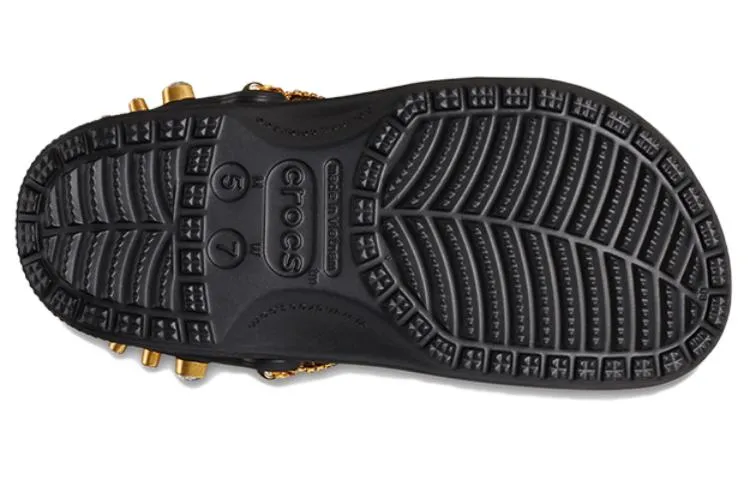 (WMNS) Crocs Classic Tiara Clogs 'Black Gold' 209684-001 sold by KicksCrew product image thumbnail 4