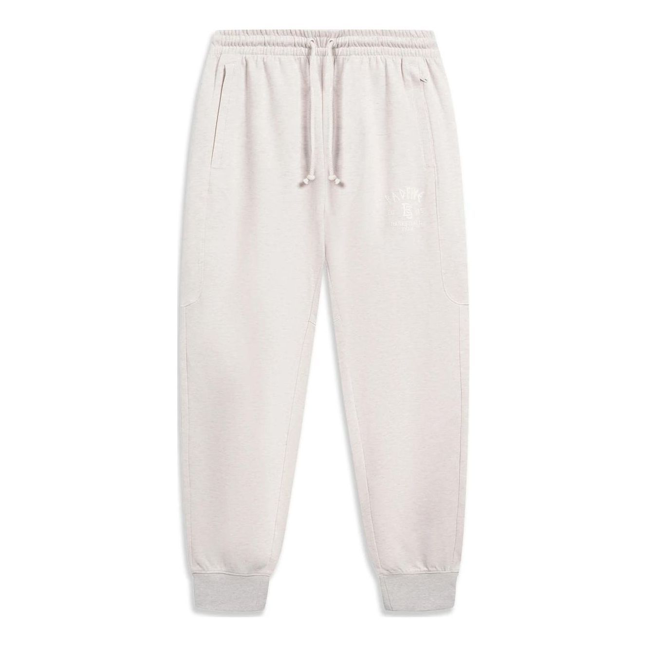 Li-Ning BadFive Graphic Joggers Sweatpants 'Light Grey' AKLT271-1 sold by KicksCrew