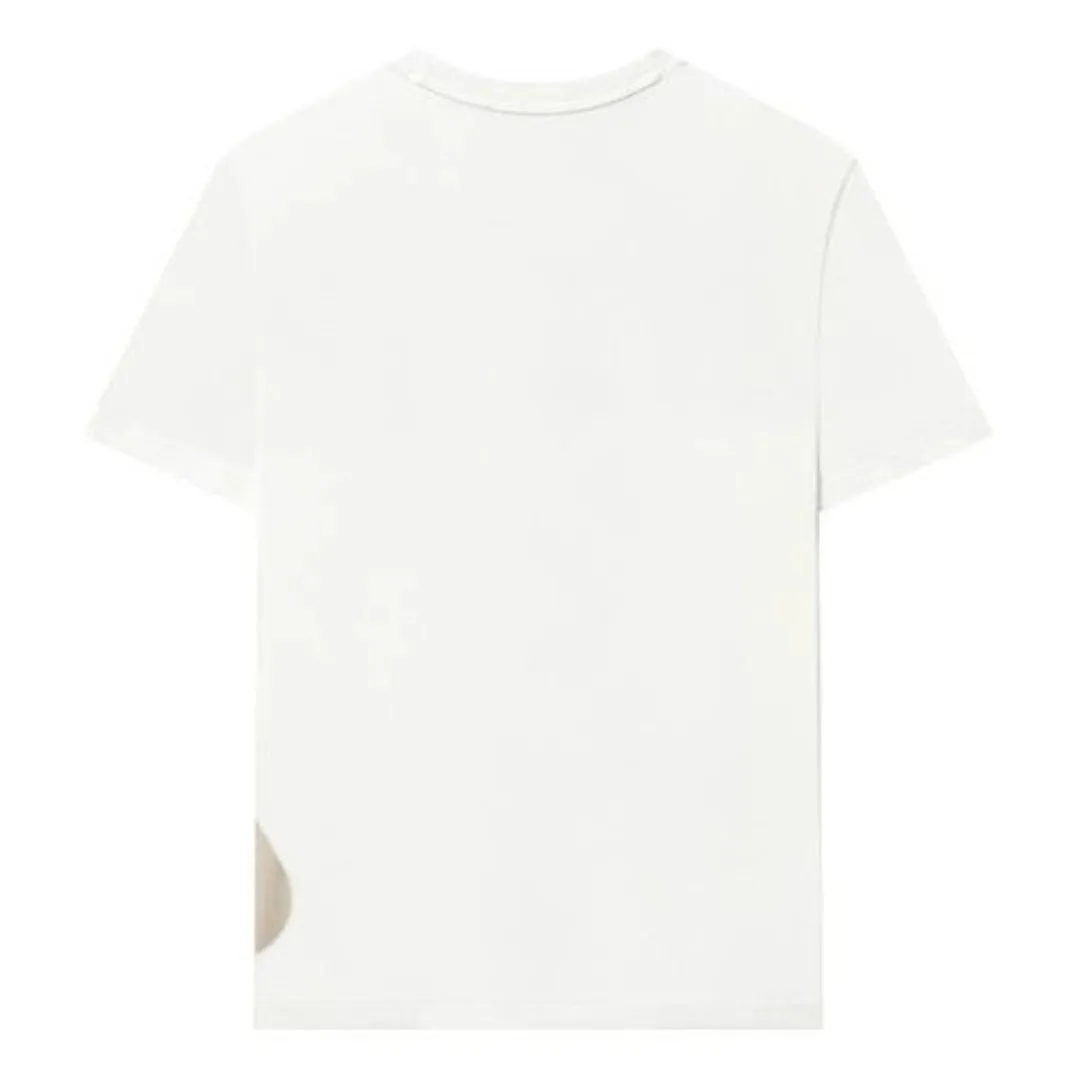 FILA Loose Fit Logo Print T-Shirt 'White Beige' F11M319104F-WT sold by KicksCrew product image thumbnail 2