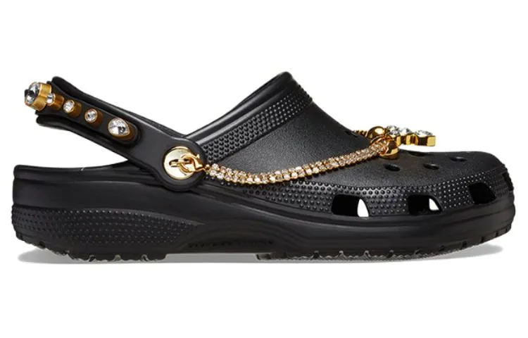 (WMNS) Crocs Classic Tiara Clogs 'Black Gold' 209684-001 sold by KicksCrew product image thumbnail 2