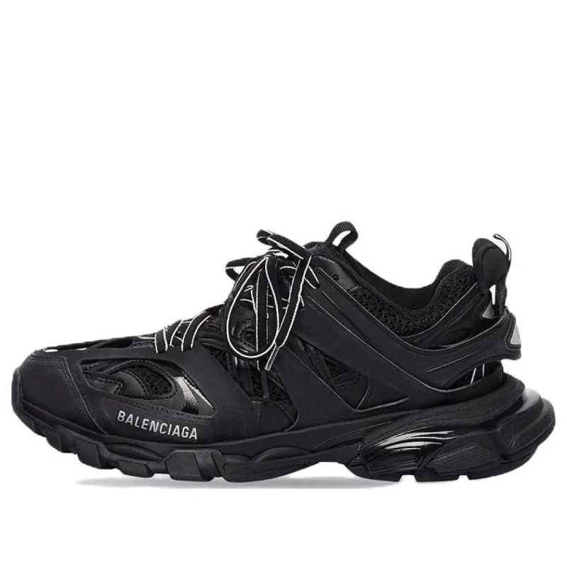 (WMNS) Balenciaga Track 1.0 Track LED Sneakers 'Black' 555032W2GB11000 sold by KicksCrew