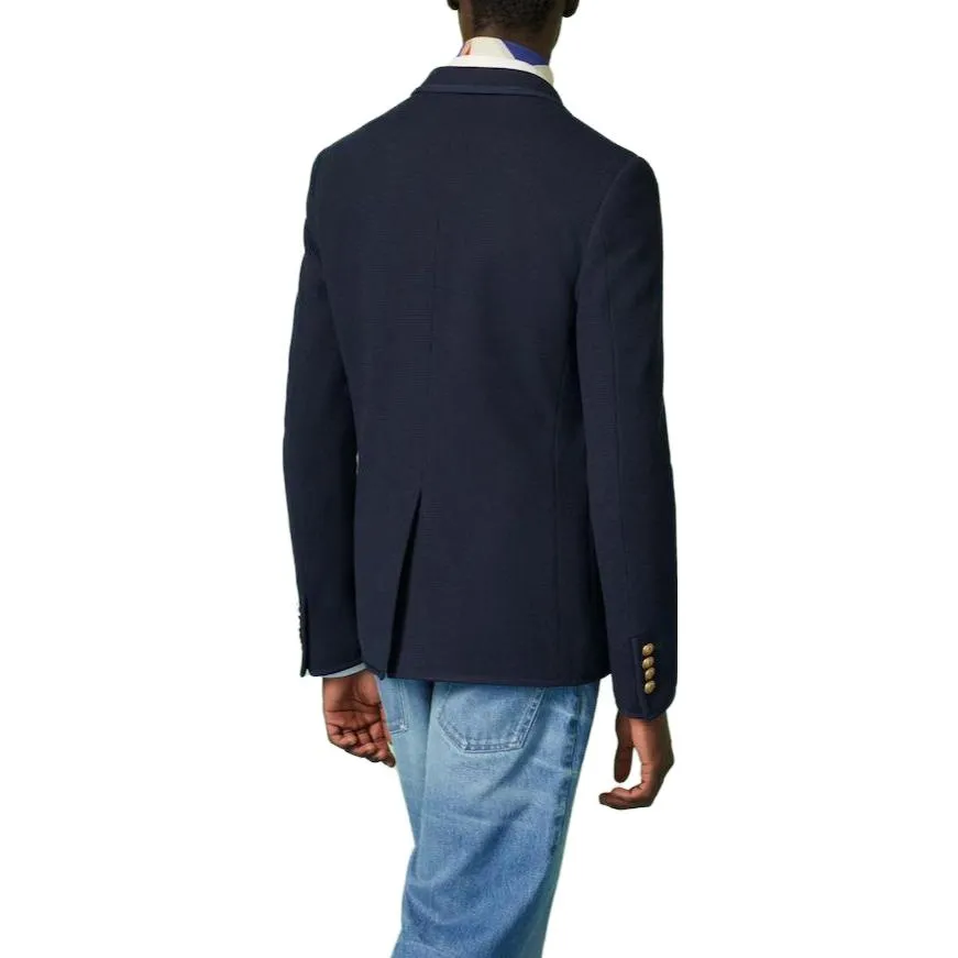 Gucci Cotton Jersey Formal Jacket 'Dark Blue' 751178-ZAM6S-4240 sold by KicksCrew product image thumbnail 3