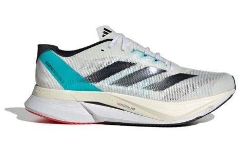 Adidas Adizero Boston 12 Running Shoes 'White Light Aqua' ID4237 sold by KicksCrew