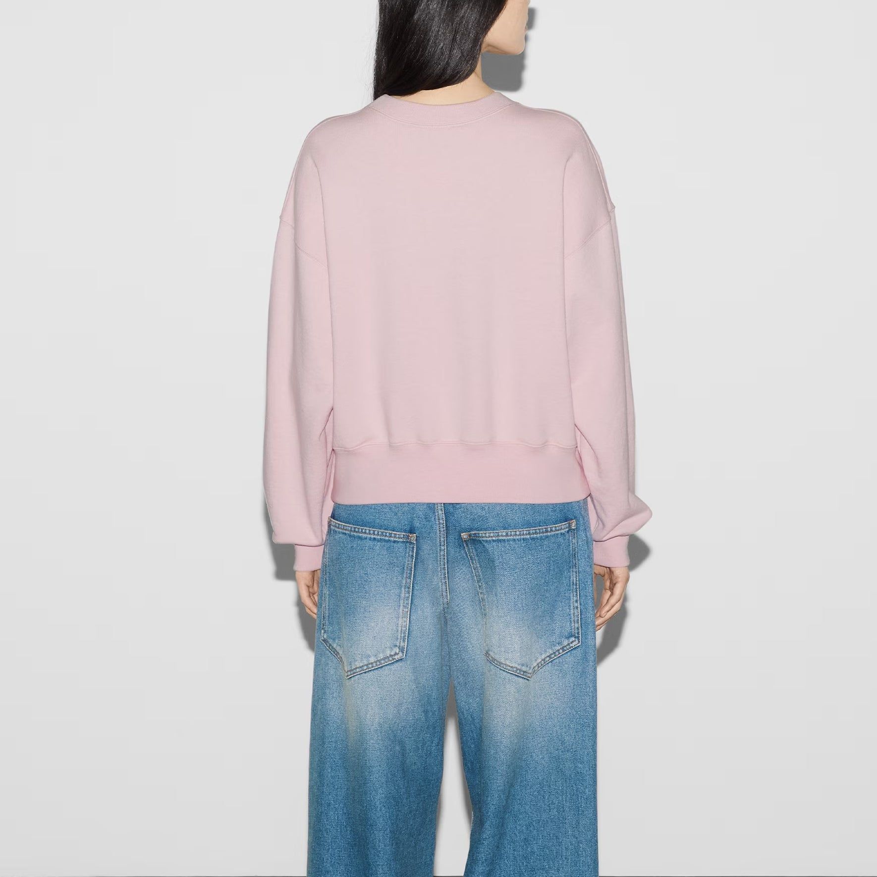 (WMNS) Gucci Cotton Jersey Sweatshirt With Embroidery 'Pink' 773769-XJGHH-5781 sold by KicksCrew product image thumbnail 4