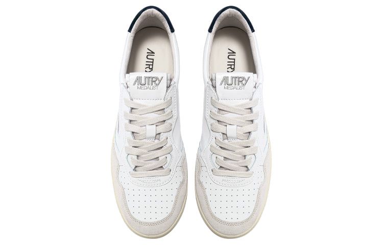 (WMNS) Autry Medalist Low Leather 'White Suede Blue' AULW-LS28 sold by KicksCrew product image thumbnail 3