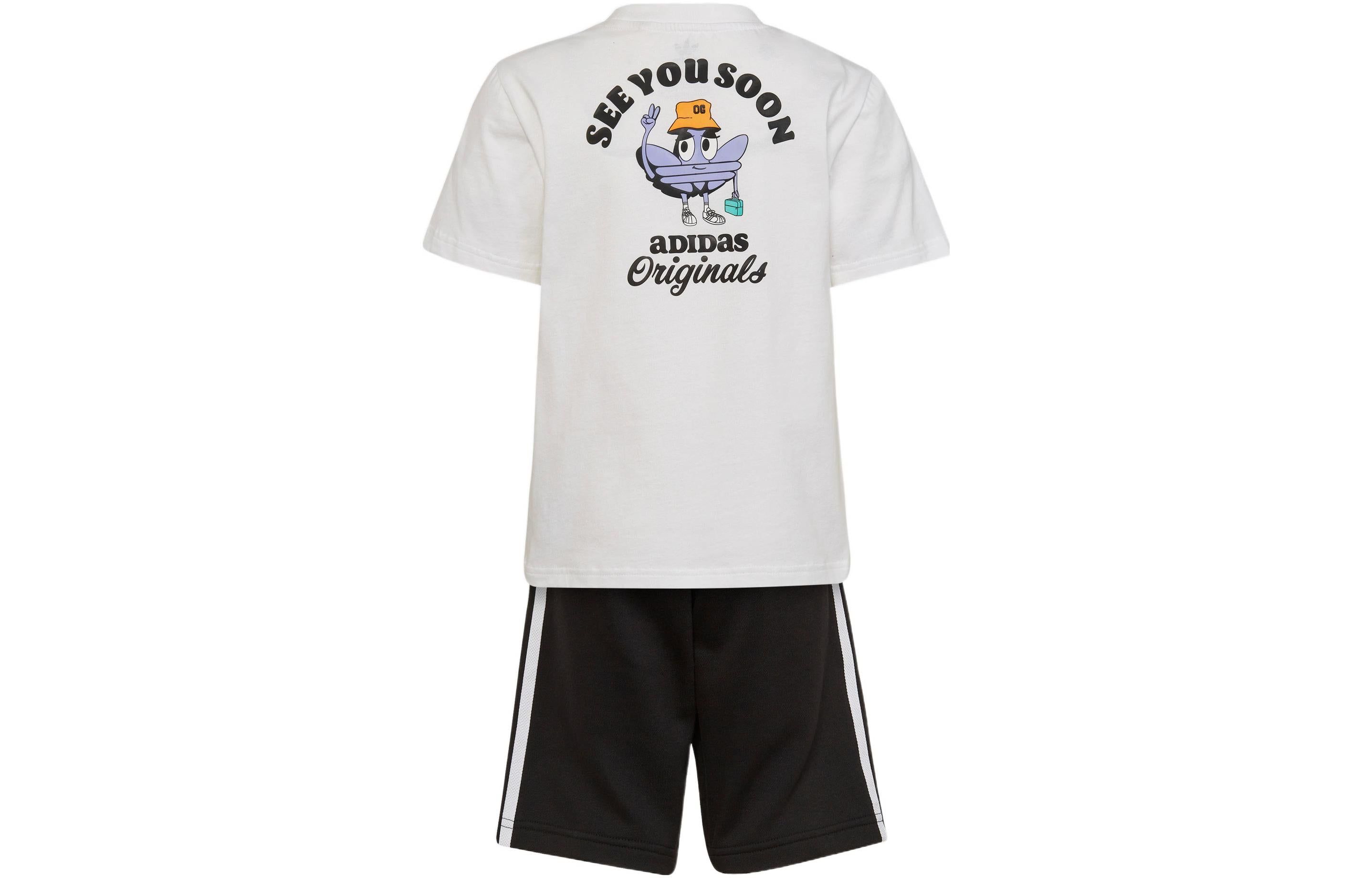 (PS) adidas originals Logo Sport Set 'White Black' HL9343 sold by KicksCrew product image thumbnail 2