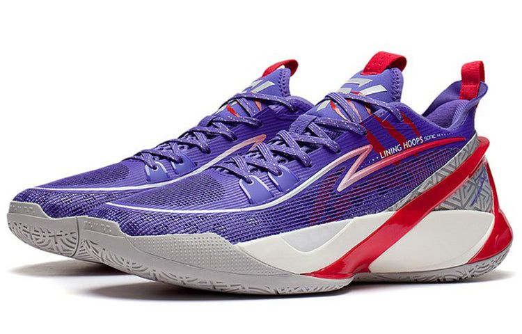 Li-Ning Sonic 10 V2 Low 'Purple Red' ABAS057-6 sold by KicksCrew product image thumbnail 3