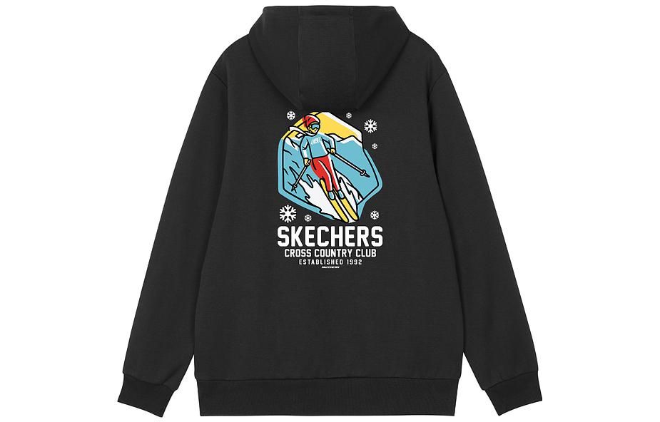 Skechers Cartoon Graphic Drawstring Hoodie 'Navy Black White Grey' L422U239 sold by KicksCrew product image thumbnail 2