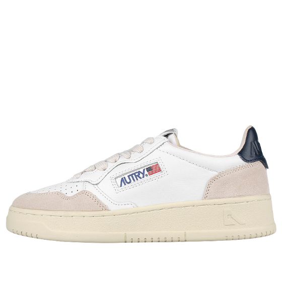 (WMNS) Autry Medalist Low Leather 'White Suede Blue' AULW-LS28 sold by KicksCrew