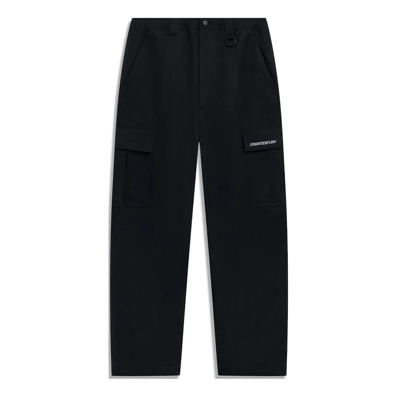 Li-Ning Counterflow Graphic Straight Pants 'Black' AYKT559-3 sold by KicksCrew