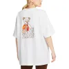 (WMNS) Nike Sportswear Bear Graphic Oversized T-shirt Asia Sizing 'White' FQ6010-100 sold by KicksCrew