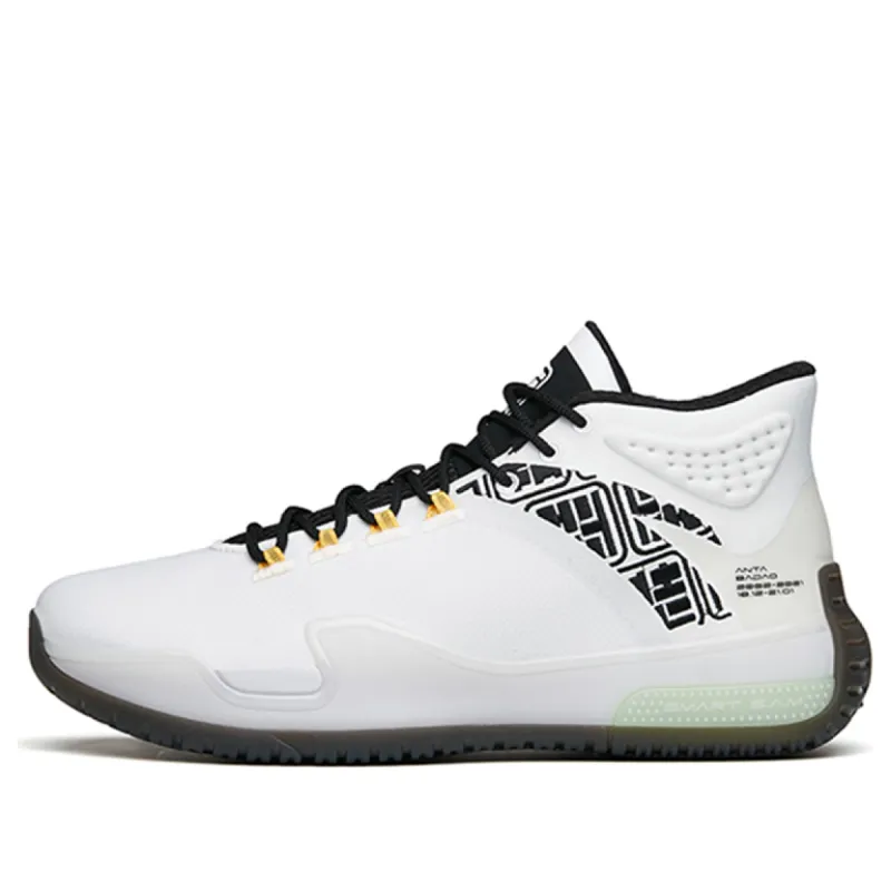 ANTA Basketball Series Sneakers Mid 'White Black' 112141614-3 sold by KicksCrew