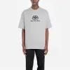 Balenciaga Interlocked BB Regular Fit T-shirt 'Grey' 578139TGV751300 sold by KicksCrew