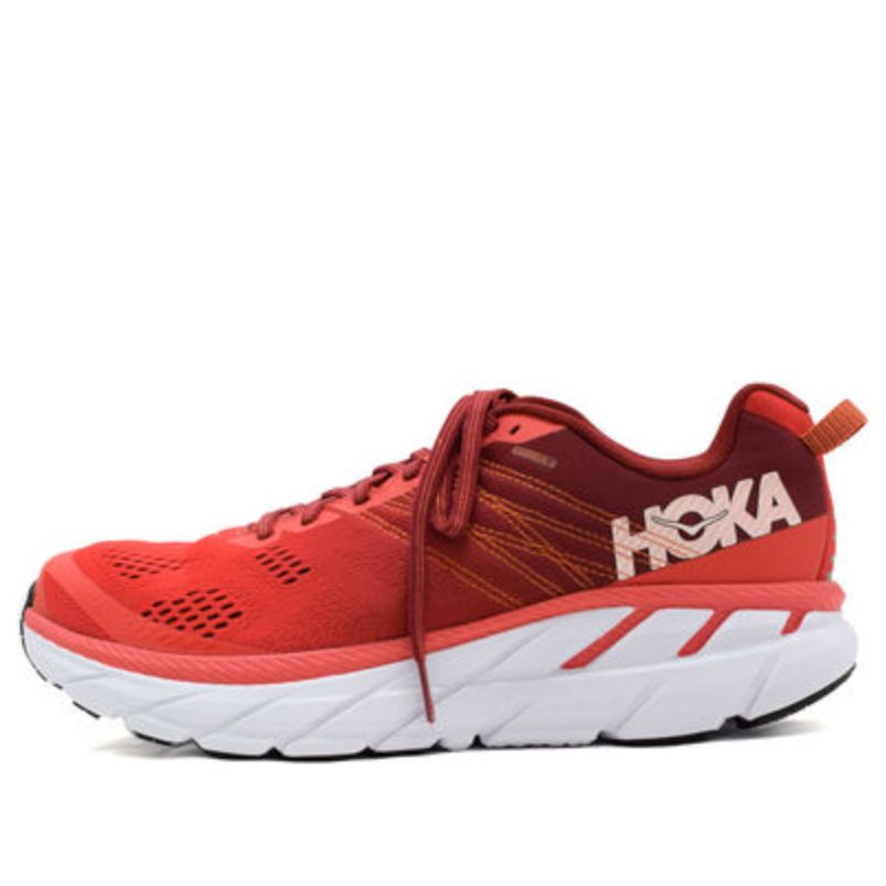 HOKA ONE ONE Clifton 6 'Poppy Red' 1102872-PRRR sold by KicksCrew