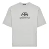 Balenciaga Interlocked BB Regular Fit T-shirt 'Grey' 578139TGV751300 sold by KicksCrew