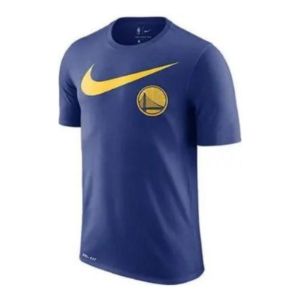 Nike x NBA Golden State Warriors T-Shirts 'Blue' 938548-495 sold by KicksCrew