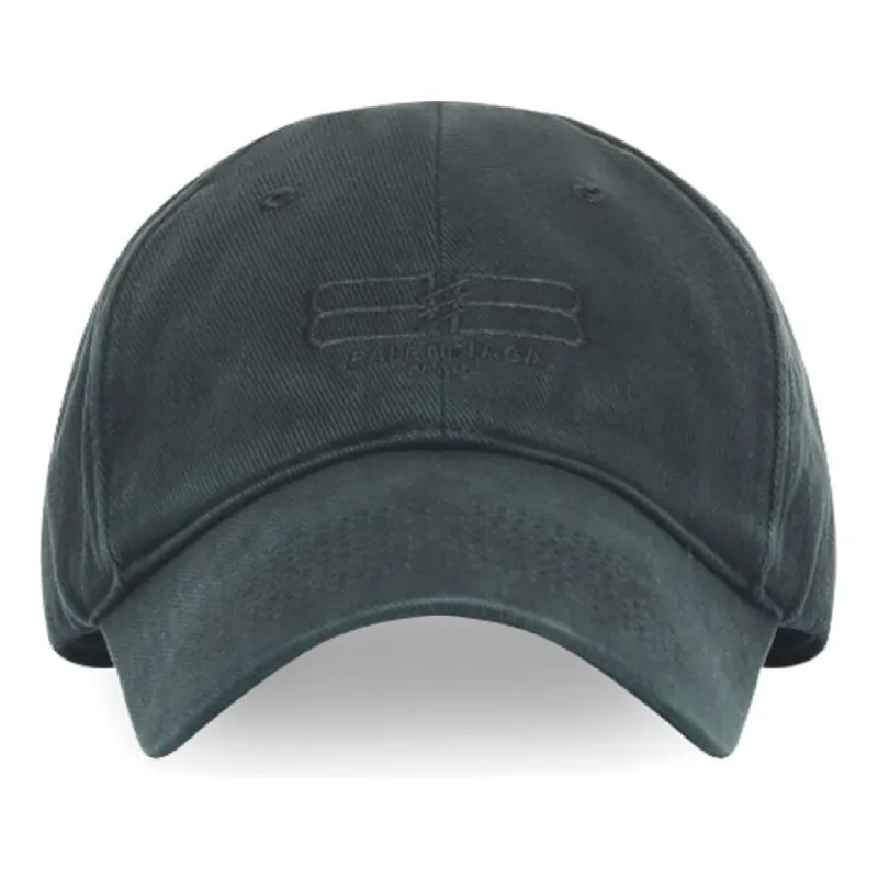 Balenciaga BB Paris Icon Cap 'Black' 704105410B20010 sold by KicksCrew