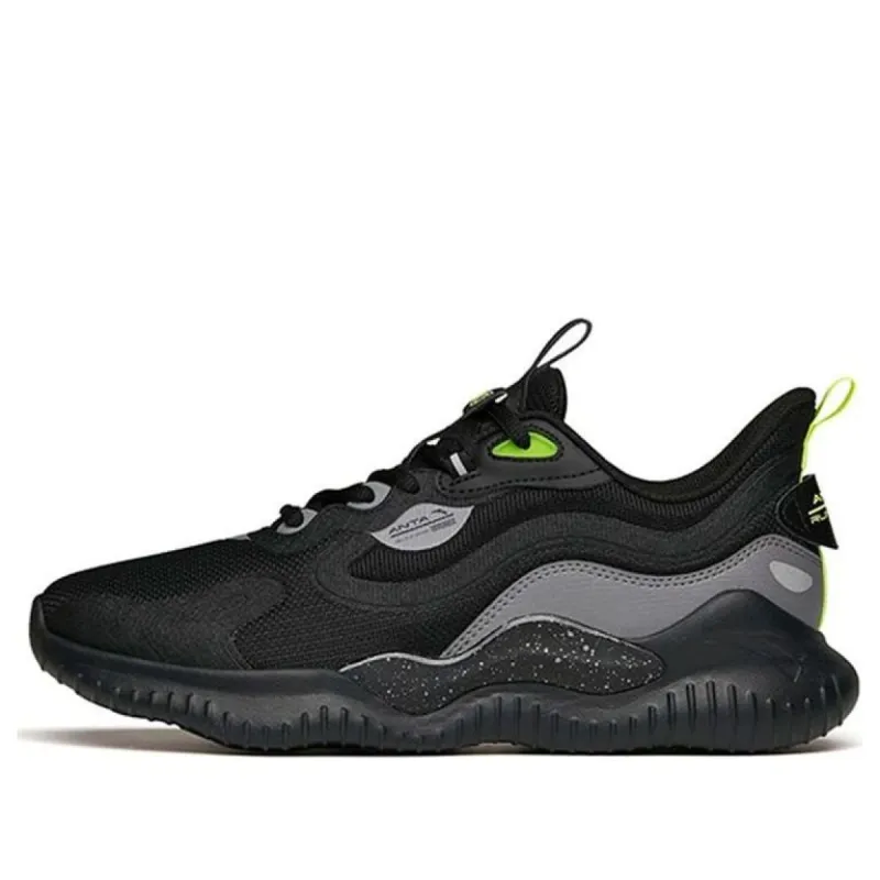 ANTA Running Series Sneakers 'Black Grey Green' 912145556-4 sold by KicksCrew