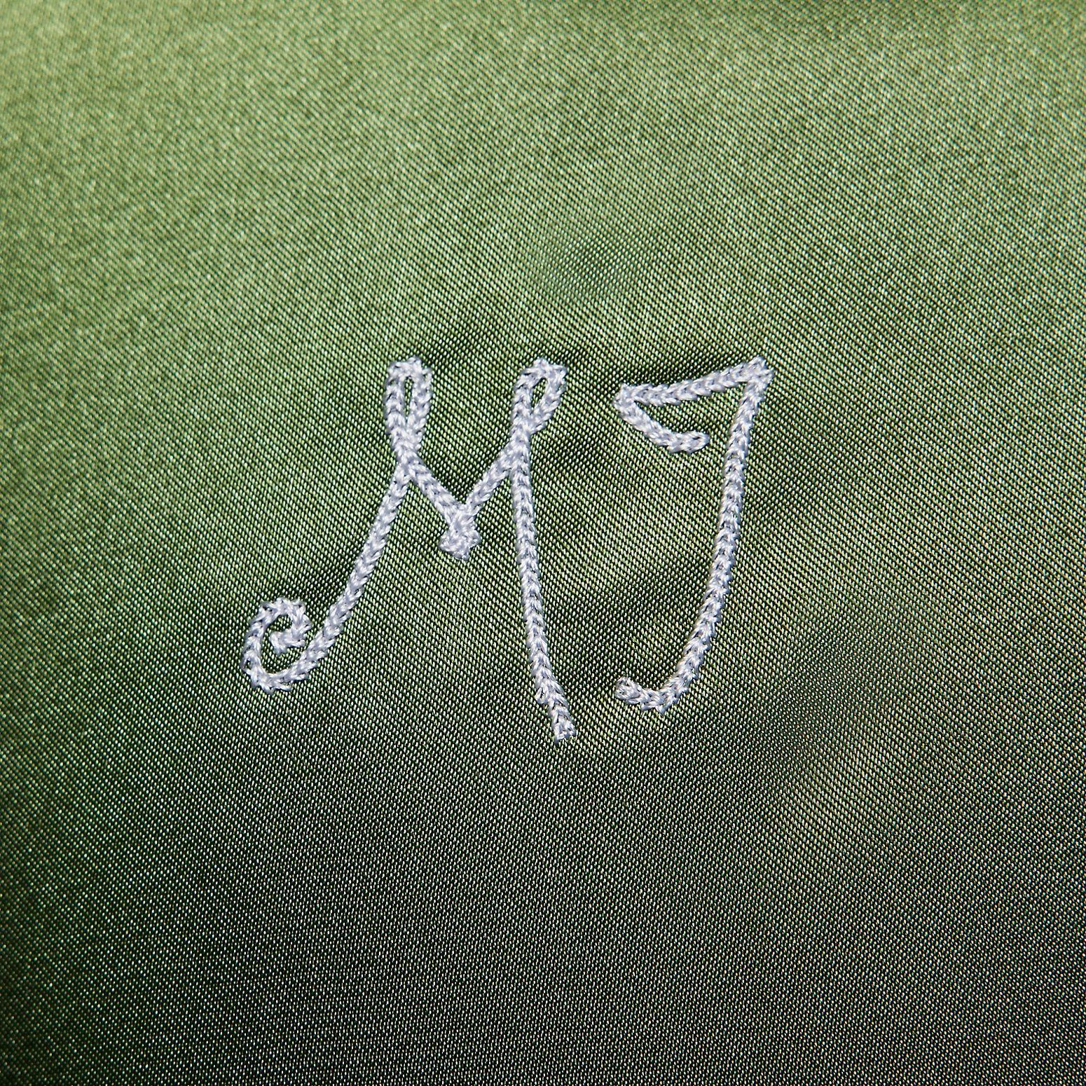 (WMNS) Air Jordan Varsity Jacket 'Green' FB5154-340 sold by KicksCrew product image thumbnail 2