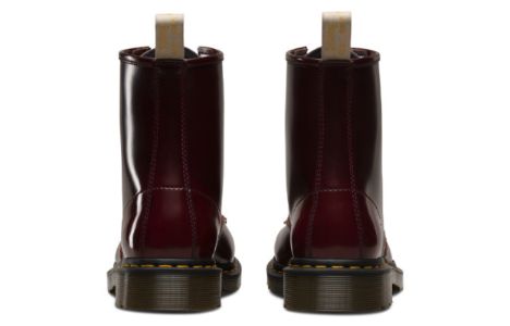 (WMNS) Dr. Martens Vegan 1460 'Cambridge Brush - Cherry Red' 24226600 sold by KicksCrew