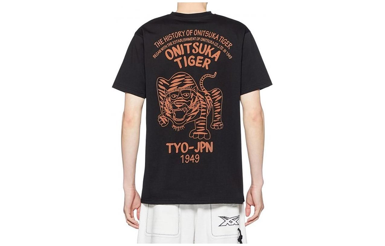 Onitsuka Tiger 3D Tiger Logo T-Shirt 'Black' 2183B150-001