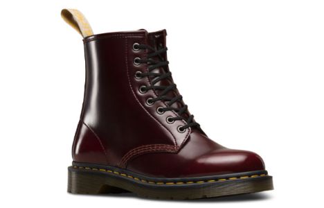 (WMNS) Dr. Martens Vegan 1460 'Cambridge Brush - Cherry Red' 24226600 sold by KicksCrew