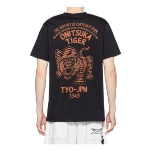 Onitsuka Tiger 3D Tiger Logo T-Shirt 'Black' 2183B150-001