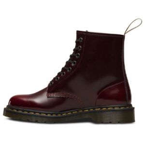 (WMNS) Dr. Martens Vegan 1460 'Cambridge Brush - Cherry Red' 24226600 sold by KicksCrew