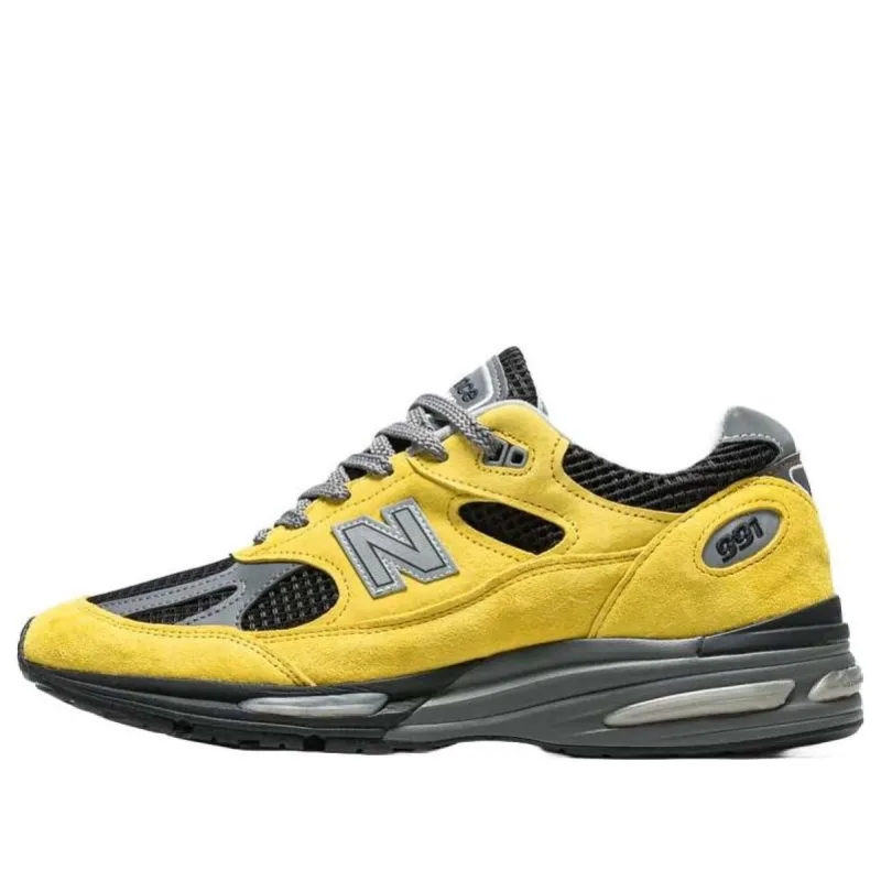 New Balance 991v2 Made In UK 'Yellow Black' U991YK2 sold by KicksCrew
