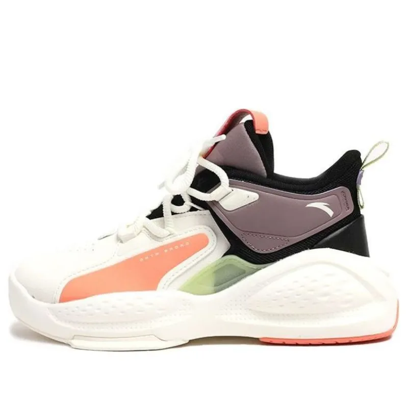 (WMNS) ANTA Badao Mid 'White Black Purple' 122048080-9 sold by KicksCrew