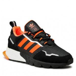 Adidas ZX 1K Boost 'Black Solar Orange' H00428 sold by KicksCrew