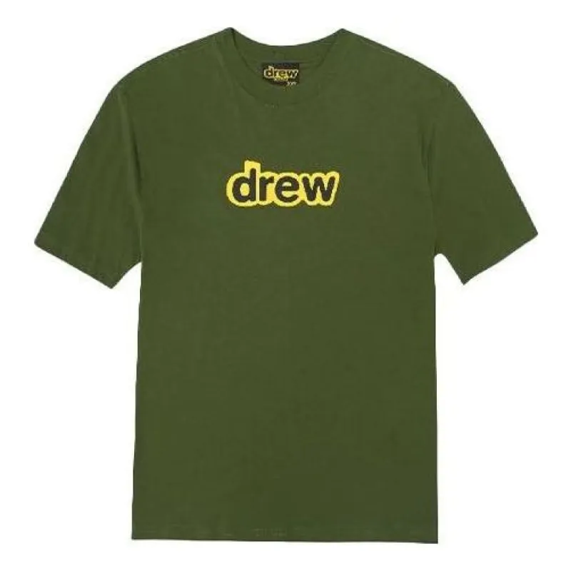 Drew House Secret T-shirt 'Army Green' DR-FW20-197 sold by KicksCrew