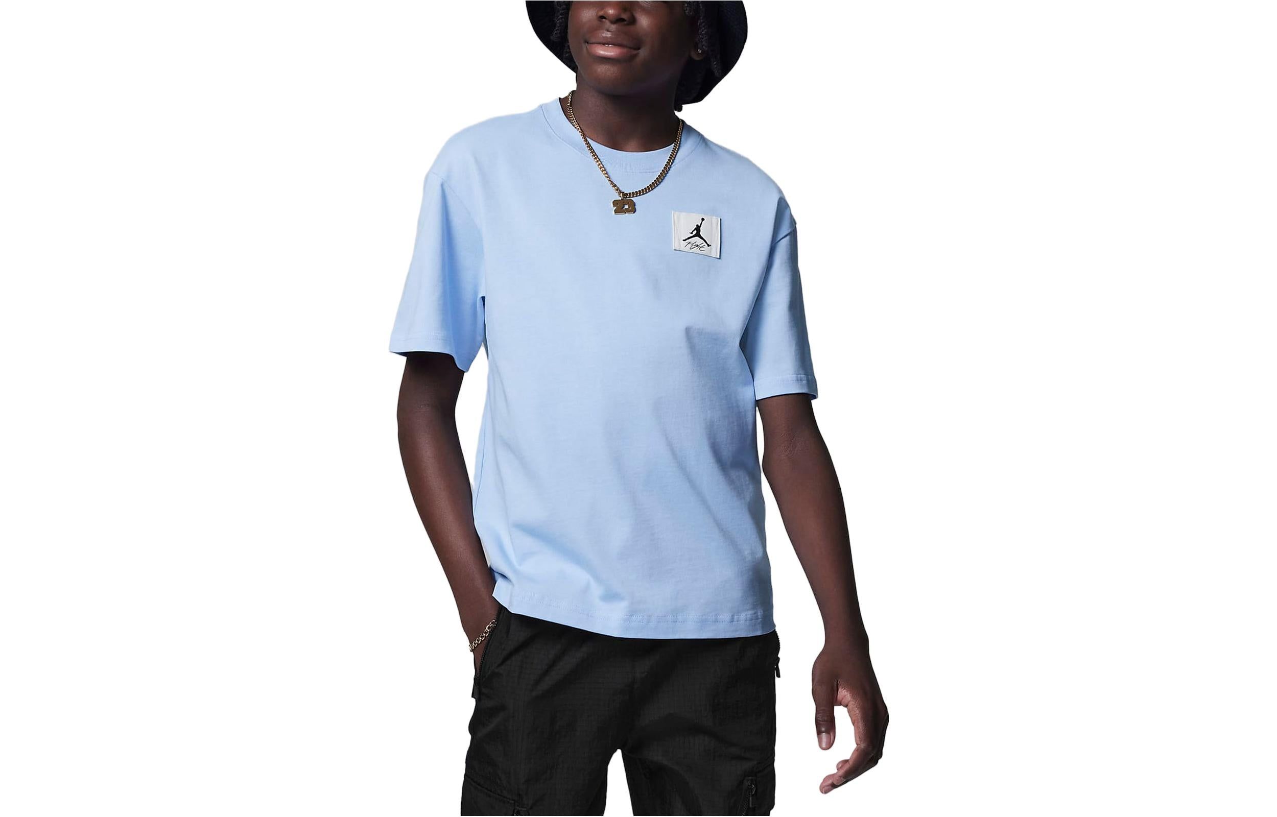 (GS) Air Jordan T-Shirt 'Blue' FQ0783-425 sold by KicksCrew product image thumbnail 2