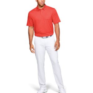 Under Armour Charged Cotton Scramble Polo Shirt 'Beta Red' 1321111-628 sold by KicksCrew