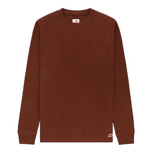 New Balance Made in USA Long Sleeve Thermal T-Shirt 'Rich Oak' MT23546-ROK sold by KicksCrew