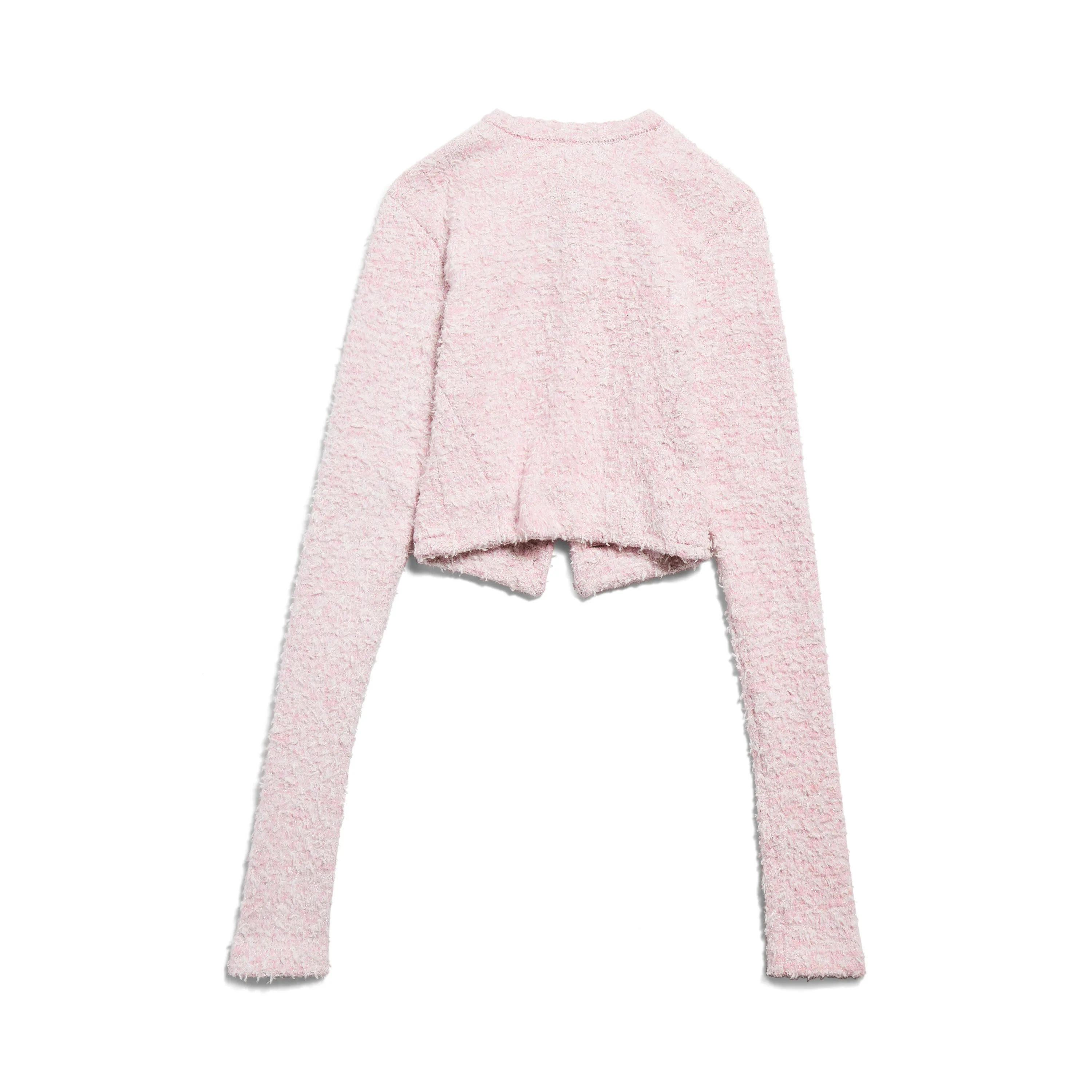 (WMNS) Balenciaga Cropped Cardigan 'Pink' 793604T33285000 sold by KicksCrew product image thumbnail 2