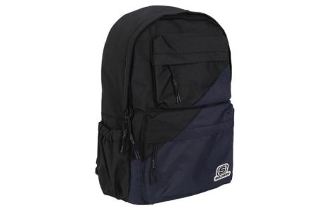 Skechers Logo Backpack 'Black Blue' L322U012-0018 sold by KicksCrew