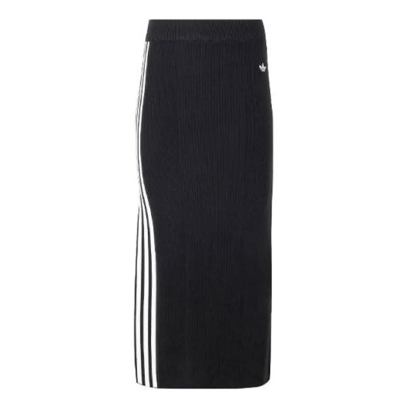 (WMNS) adidas Originals Premium Knit Skirt 'Black' JI7054 sold by KicksCrew