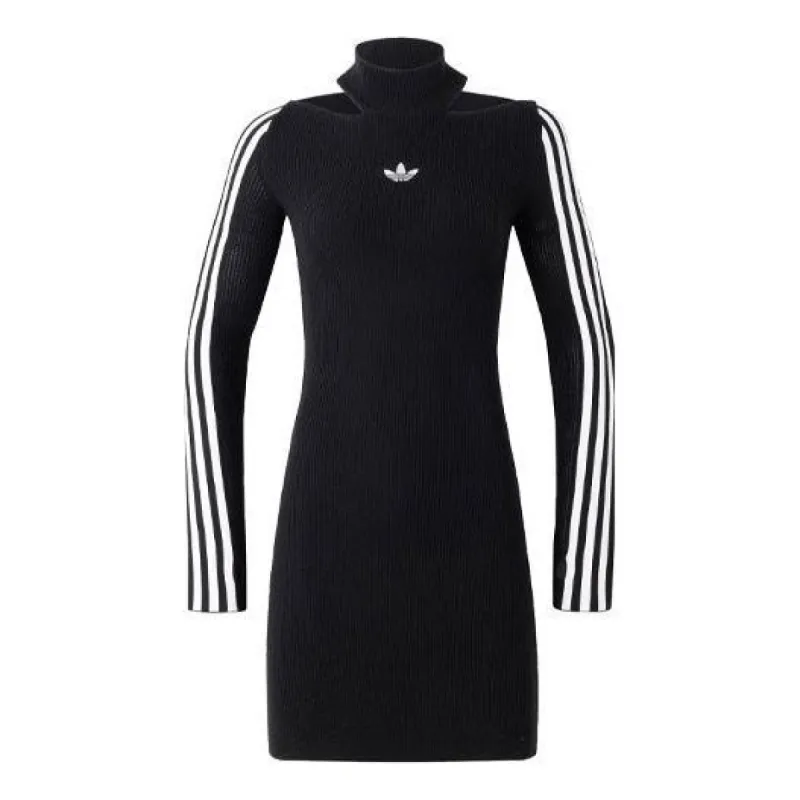 (WMNS) adidas Originals Premium Knit Dress 'Black' JI7056 sold by KicksCrew