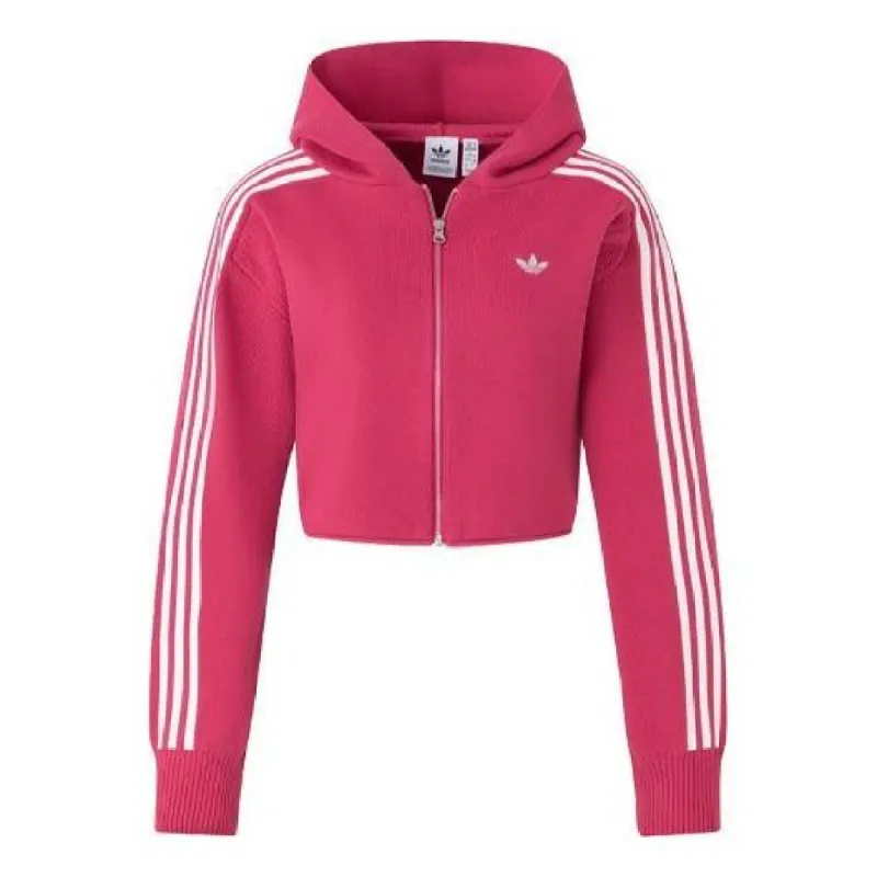 (WMNS) adidas Originals Premium Zipper Hoodie 'Pink' JI7063 sold by KicksCrew