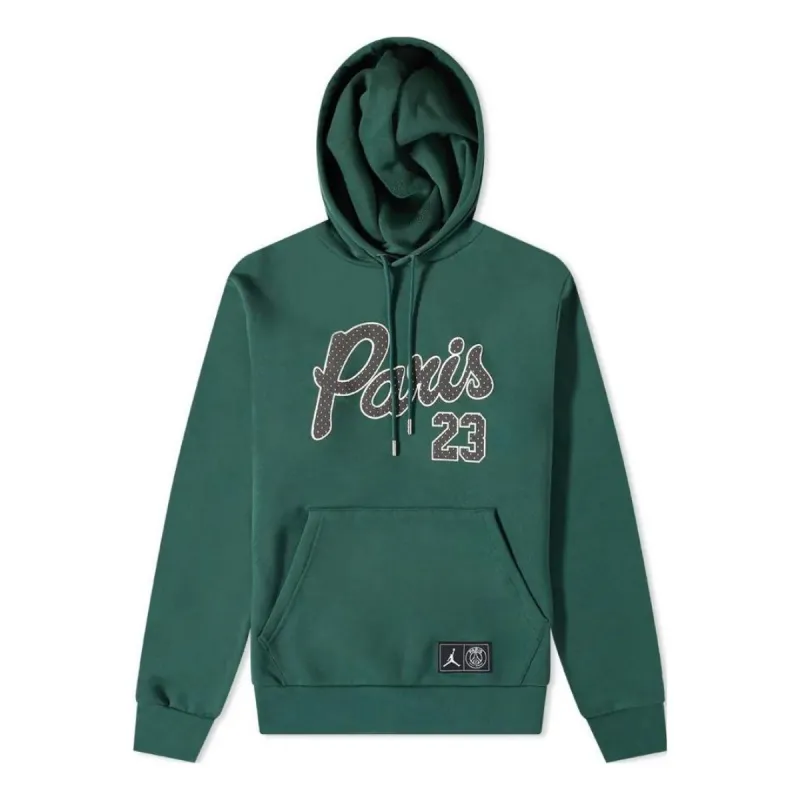 Air Jordan x PSG Popover Statement Hoodie 'Noble Green' DB6496-333 sold by KicksCrew
