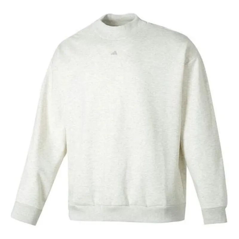 adidas Basketball Crew Sweatshirt 'White' IX1965 sold by KicksCrew