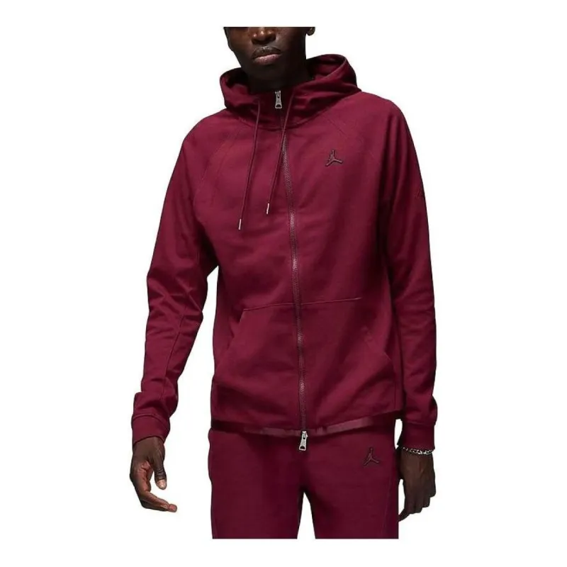 Air Jordan Essentials Full-Zip Warmup Jacket 'Burgundy' DJ0886-680 sold by KicksCrew