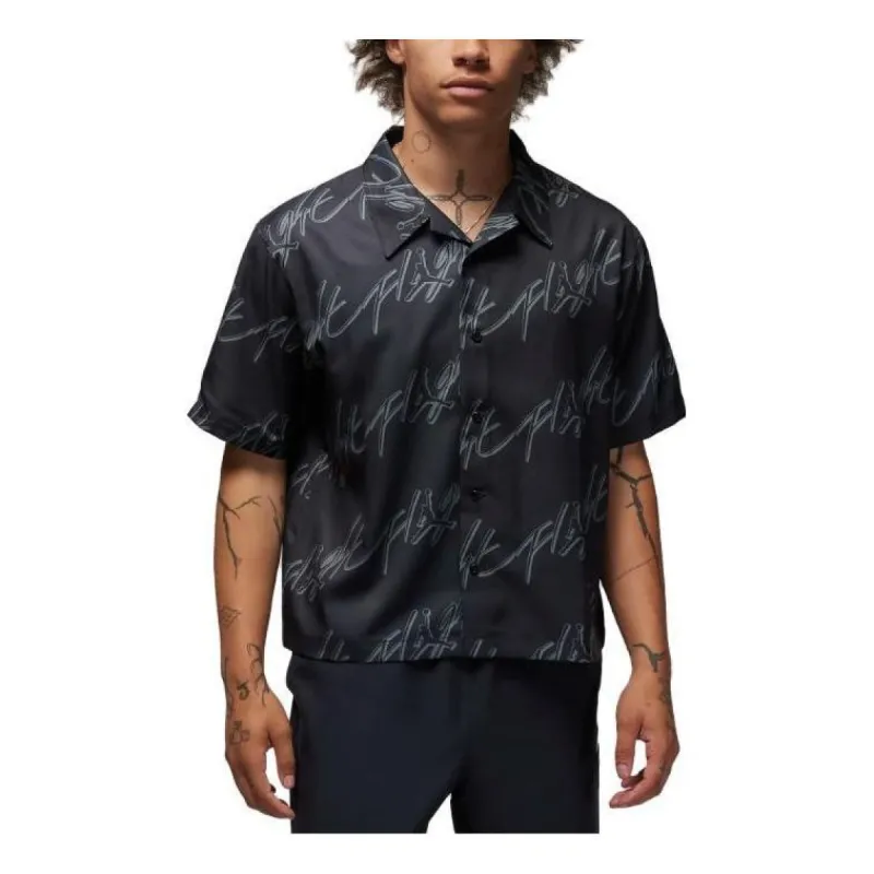 Air Jordan Essentials Shirt 'Black Grey' FB7322-010 sold by KicksCrew