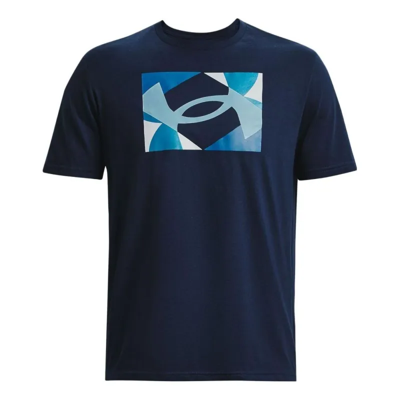 Under Armour Multicolor Logo T-shirt 'College Navy' 1370528-409 sold by KicksCrew