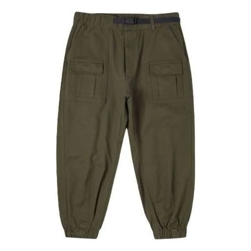 Converse Woven Cargo Pants 'Olive Green' 10024161-A01 sold by KicksCrew